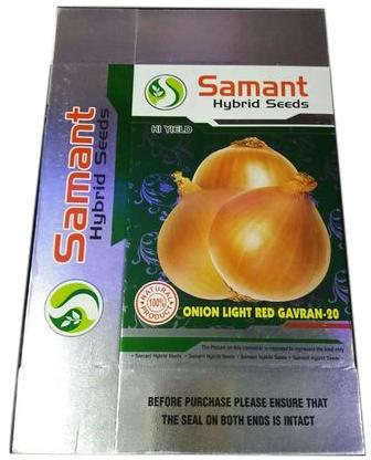 Organic Red Garvan-20 Onion Seeds, Color : Brown
