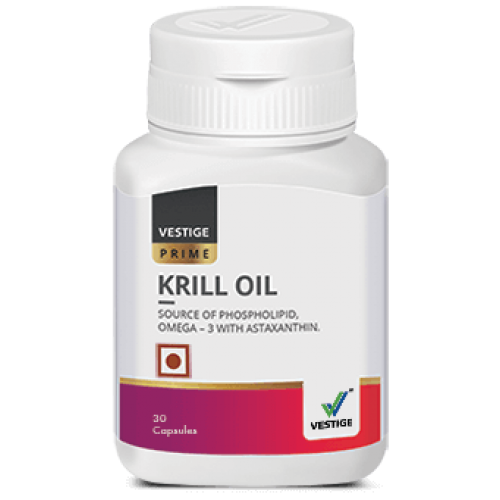 vestige prime krill oil at Rs 1,453 / Bottle in PANCHKULA Brandz Cart