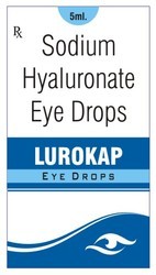 Lurokap Allopathic Sodium Hyaluronate Eye Drops, Bottle Size : 5 ml