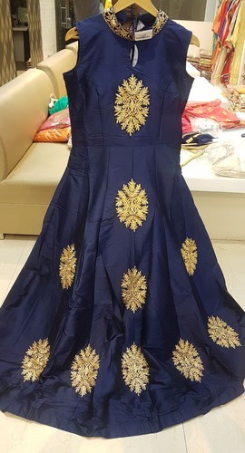 Women Silk Evening Gowns