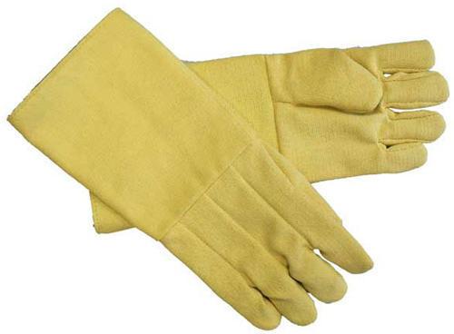 Kevlar Heat Resistant Gloves, Color : Yellow