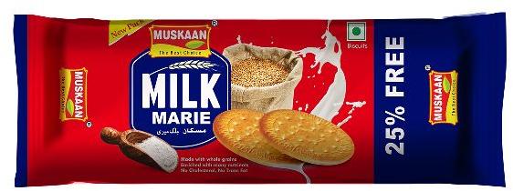 Muskaan Milk Marie Biscuits, for Snacks, Feature : Easy Digestive