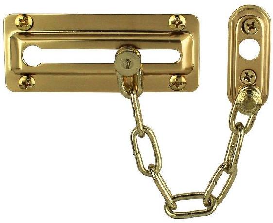Polished Brass Door Chain Lock, Feature : Longer Functional Life, Simple Installation