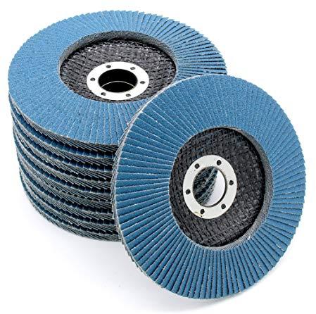 Round Coated Zirconia Oxide Abrasive Flap Discs, for Finishing, Size : Standard