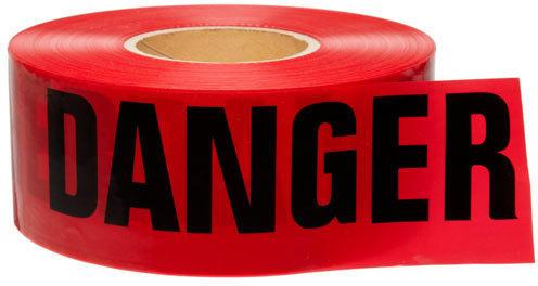 BOPP Film Danger Caution Tape, for Warning Indication, Certification : ISI Certified