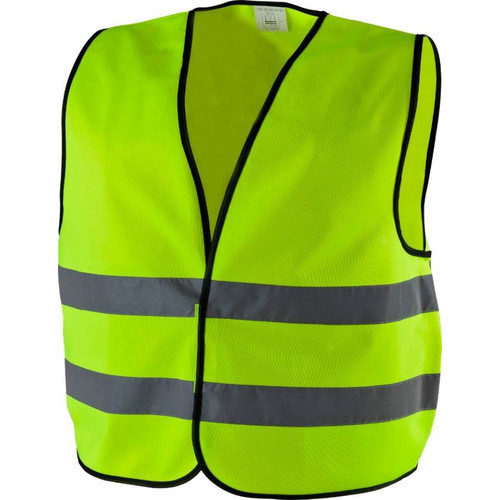 Striped Cotton Safety Jackets, Size : L, M, XL
