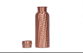Hammered Copper Bottle, for Storing Liquid, Capacity : 750ml, 1000ml