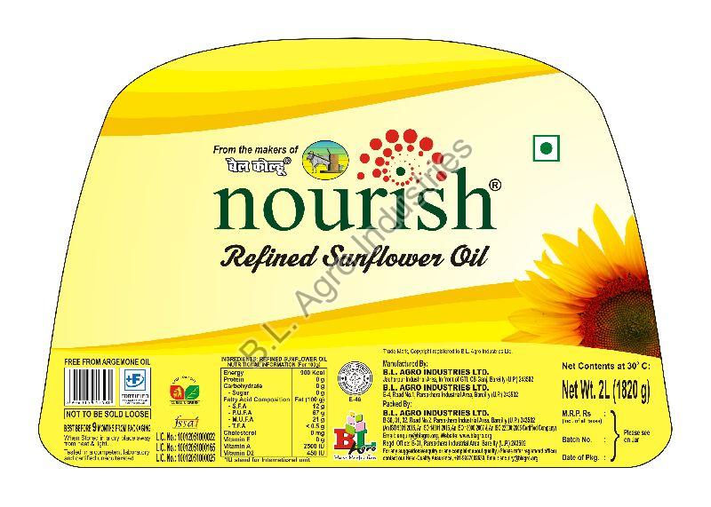 Nourish Refined Sunflower Cooking Oil at best price INR 110 / Litre in