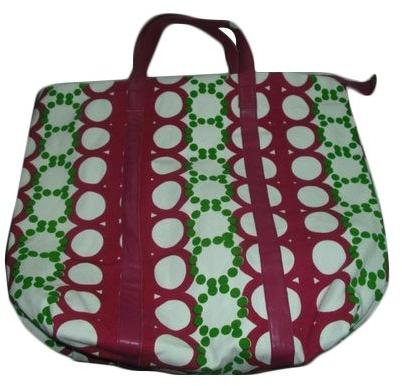 Printed Leather Bag, Feature : Fine Finishing, Shiny Look, Smooth Texture
