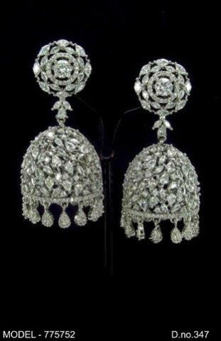 Designer Diamond Jhumka
