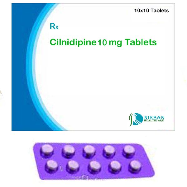 CILNIDIPINE 10 MG TABLETS, Purity : 99%