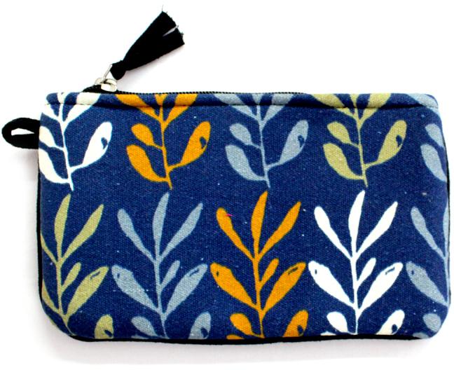 Rajoria Instyle Screen Printed Canvas Pouch, for Ladies