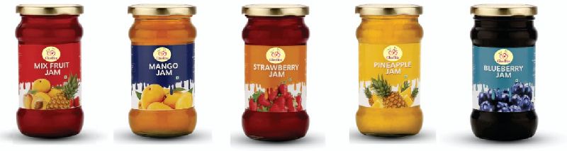 Mixed Fruit Jam, for Eating, Packaging Size : 500Gm