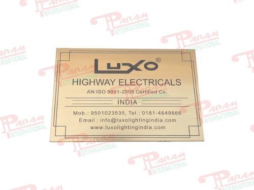 Non-Magnetic Industrial Plastic Name Plates