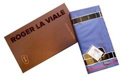 Blue Roger La Viale Italian Suit Fabric