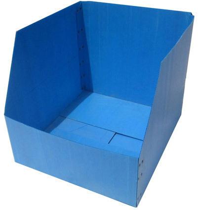 PVC Corrugated Boxes, Color : Blue
