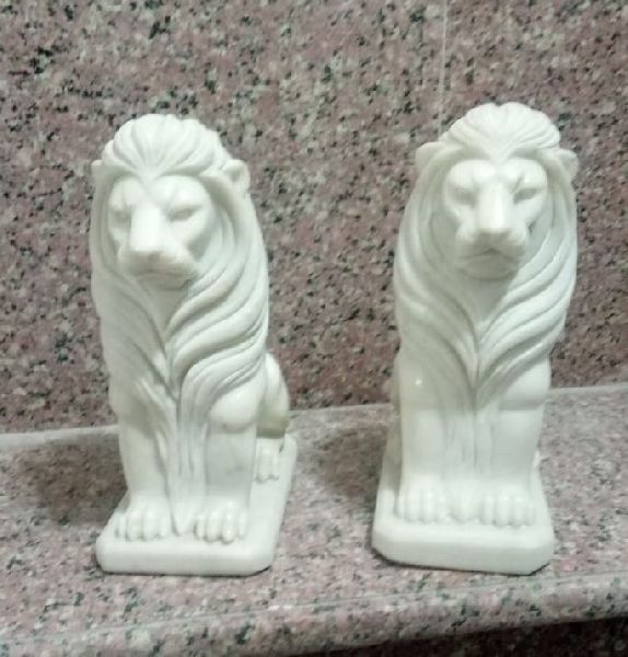 Marble Lion Statue