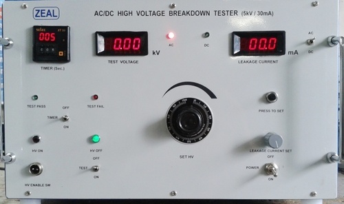 High Voltage Breakdown, Power : 230v AC -10%, 50hz