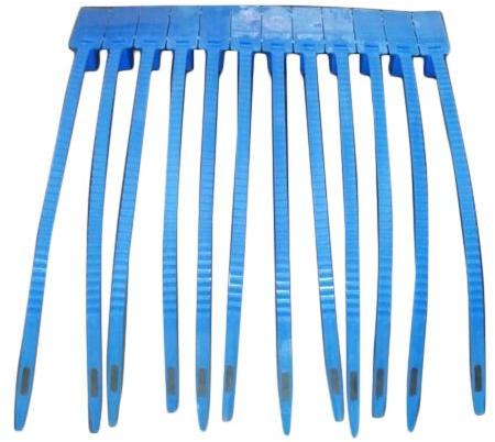PP blue Plastic Cable Tie, Width : 3.6 mm to 7.6 mm