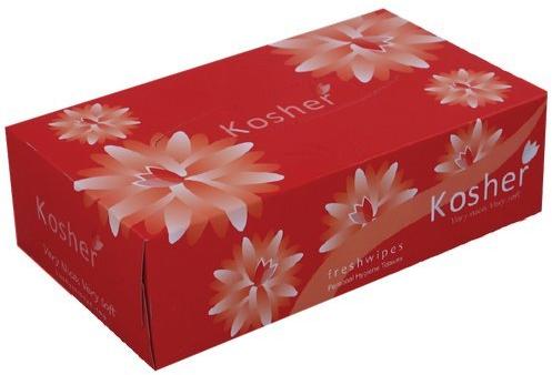 Kosher Plain Facial Tissue Paper, Packaging Type : Box