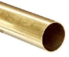 Polished Round Brass Pipe, for Construction, Manufacturing Unit, Feature : Fine Finishing