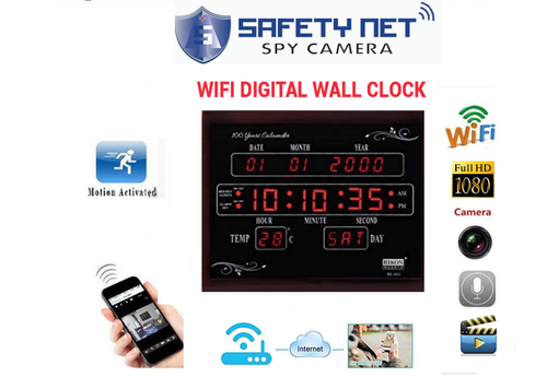 Digital Clock Camera, Packaging Type : 1 HOME SECURITY at best price ...