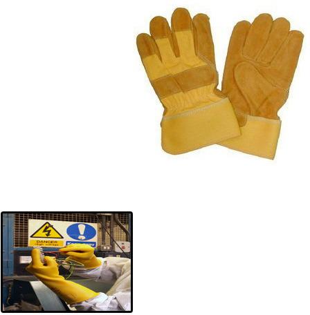 Safety Gloves, for Construction/Heavy Duty Work, Pattern : Plain