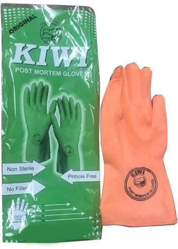 KIWI Orange Latex Rubber Gloves