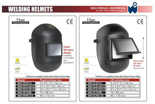 unbreakable Welding Helmets