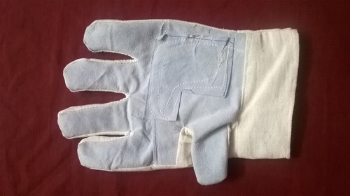 Canvas Cum Leather Hand Gloves