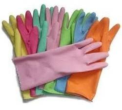 Unisex Rubber Hand Gloves, for Construction/Heavy Duty Work, Size : Small, Medium, Large