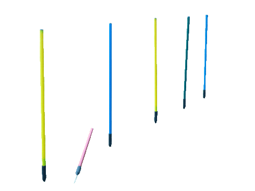 Spike Pole, Color : Yellow