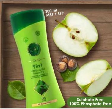 9 in 1 Green Apple Shampoo
