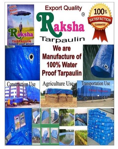 Raksha LDPE Coated Plastic Tarpaulins