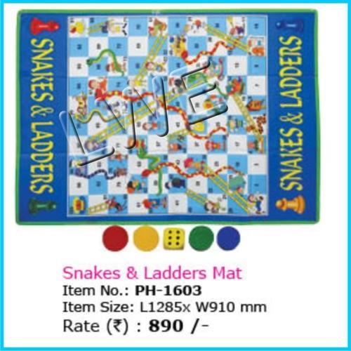 Activity Mat Snakes And Ladder, Color : Blue