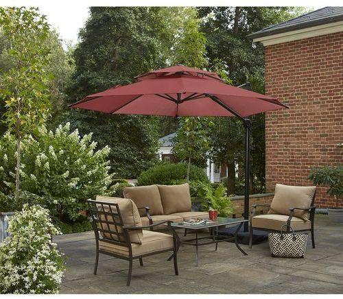 Plain Treasure Garden Patio Umbrella, Pole Material : Mid Steel