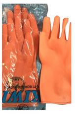 Orange KIWI Latex Gloves