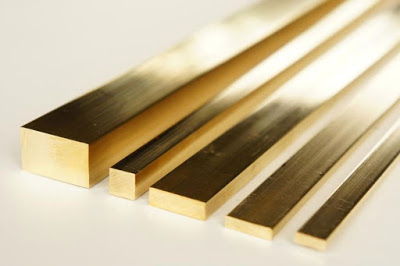 Rectangular Brass Flat Bar, for Construction, Length : 1-1000mm