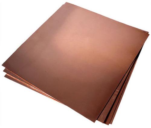 Rectangular Copper Plate, for Industrial, Width : 1-100mm