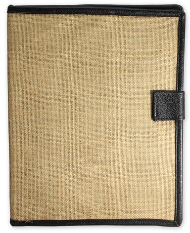 A4 Size Document Jute Folder