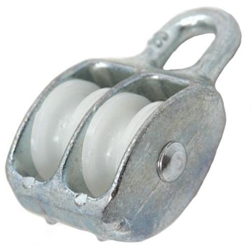 Stainless Steel Double Wheel Pulley, Grade : 316