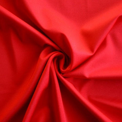 Red Nylon Spandex Fabrics, for Garments, Pattern : Plain