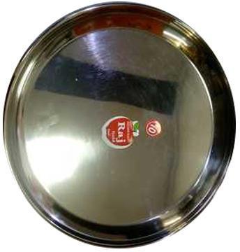 Raj stainless steel round plate