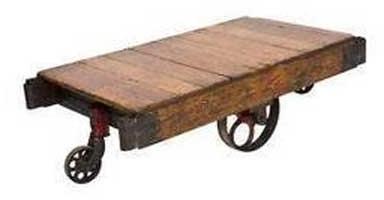 Wooden Loading Hand Cart