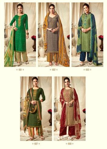 PURE PASHMINA Thread Straight Suit, Occasion : FORMAL