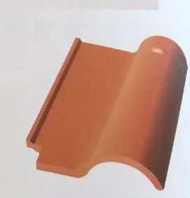 Double Bull Big Tailor Roof Tiles, for Roofing, Size : 12x8 Inches