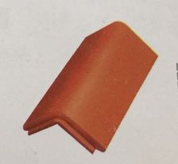 Double Bull Mini Ridge Roof Tiles, for Roofing, Size : 8x4 Inches
