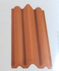 Double Bull Rajwado Channel Roof Tiles, for Roofing, Size : 8x4 Inches
