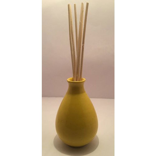 Yellow Round Ceramic Pot Reed Diffuser