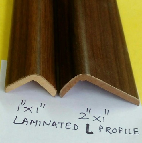 Brown Laminated Wooden L Profile, for Residential, Offices etc